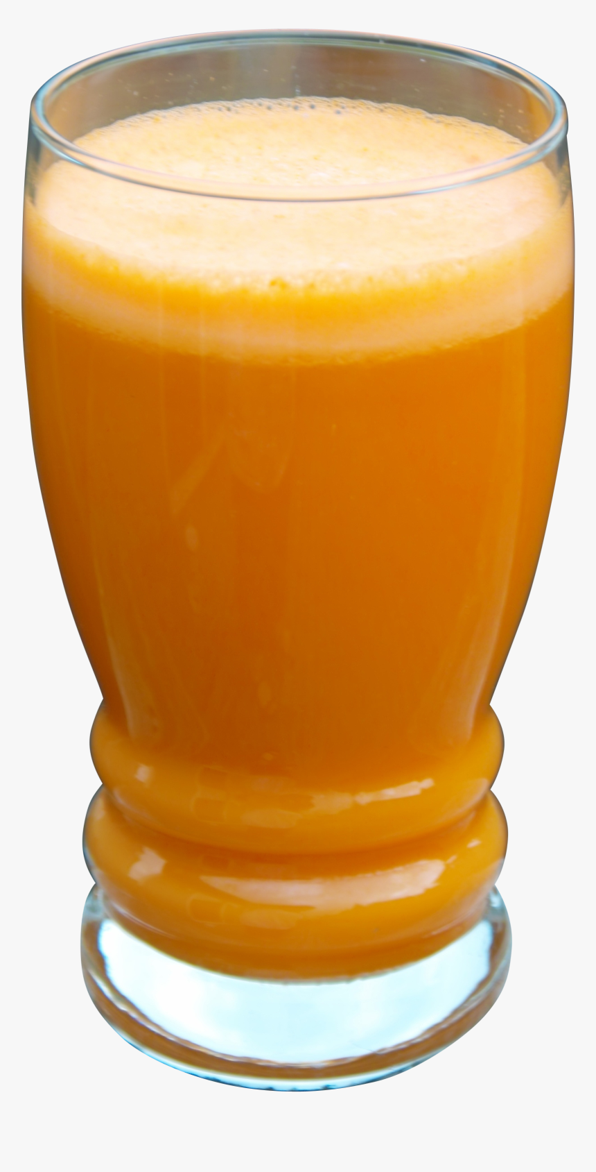 A Glass Filled With Orange Carrot Juice Png Image - Papaya Juice, Transparent Png