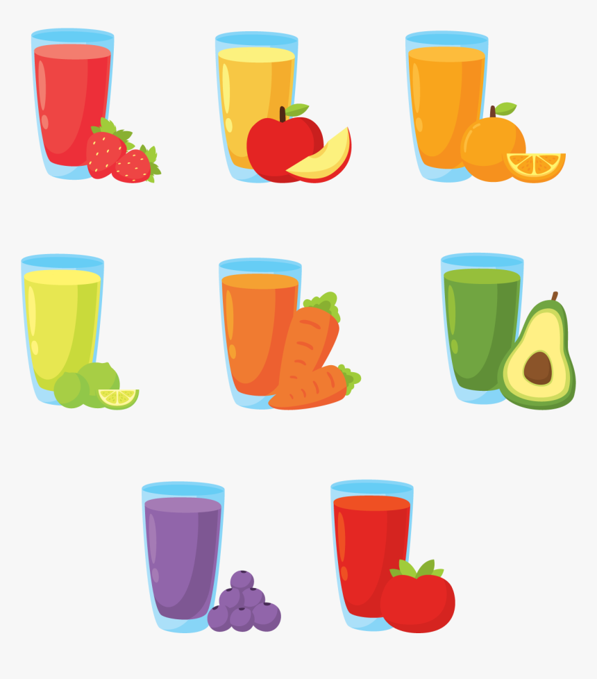 Juice Clipart Png Image - Juice Glass Png Sets, Transparent Png