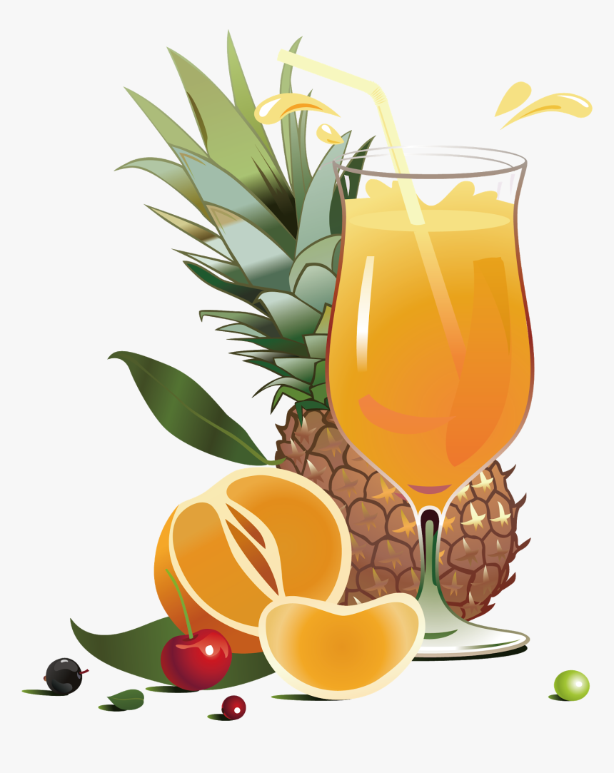 Juice Pineapple Fruit Salad - Fruit Stand, HD Png Download
