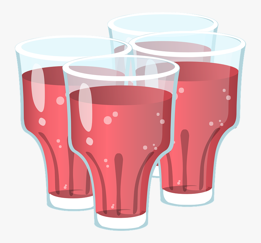 Glasses, Juice, Wine, Beverage, Drink, Fresh, Cocktail - Glasses Juice Clipart, HD Png Download