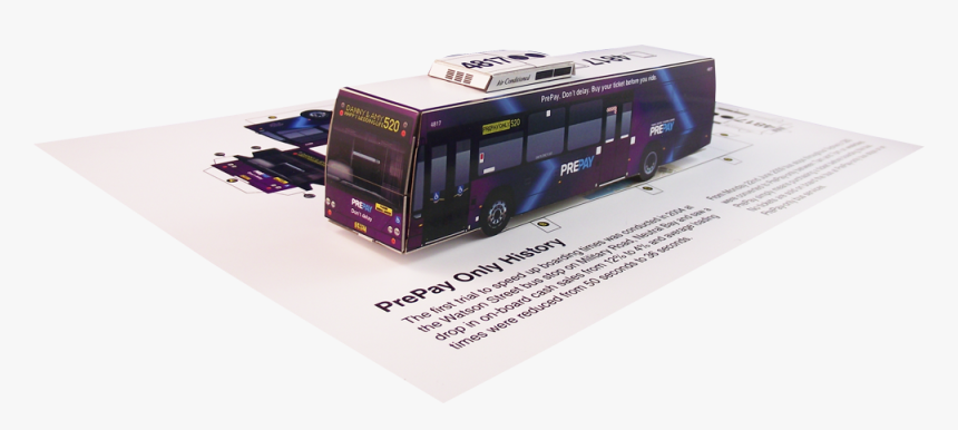 Prepay Volvo Bus - Model Car, HD Png Download