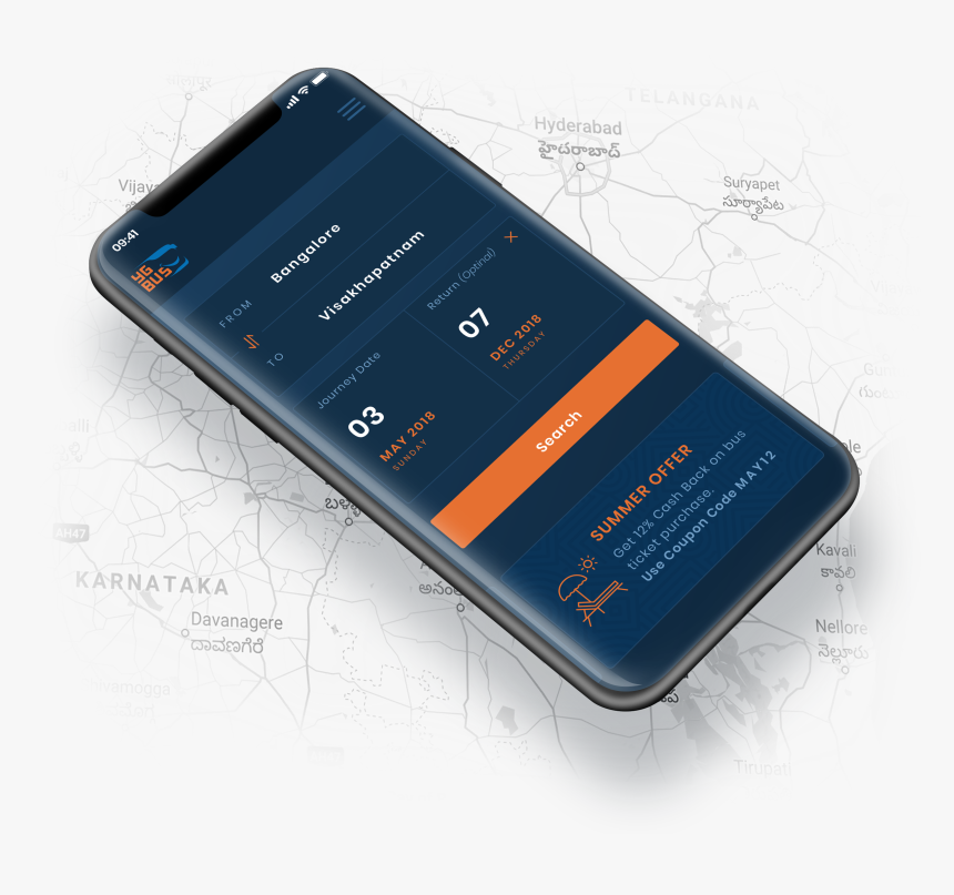 South India S Popular Bus Ticket Booking Company, Volvo, - Samsung Galaxy, HD Png Download