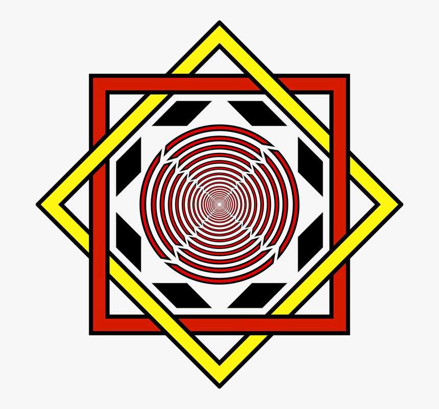 Star, Lakshmi, Circles, Illusion - Star Of Lakshmi, HD Png Download
