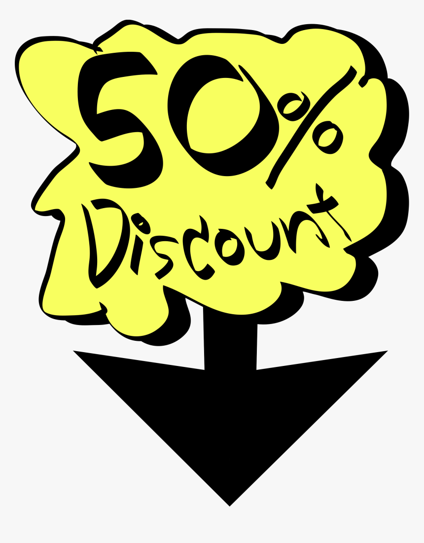 50 Discount Png - Discount Clipart, Transparent Png