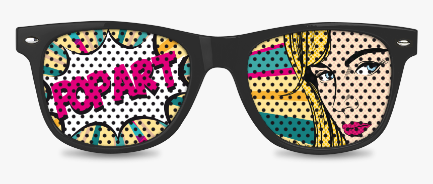 Aviator-sunglass - Imagenes Png Pop Art, Transparent Png