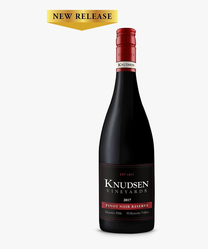 Knudsen Vineyards 2017 Pinot Noir Reserve - Glass Bottle, HD Png Download