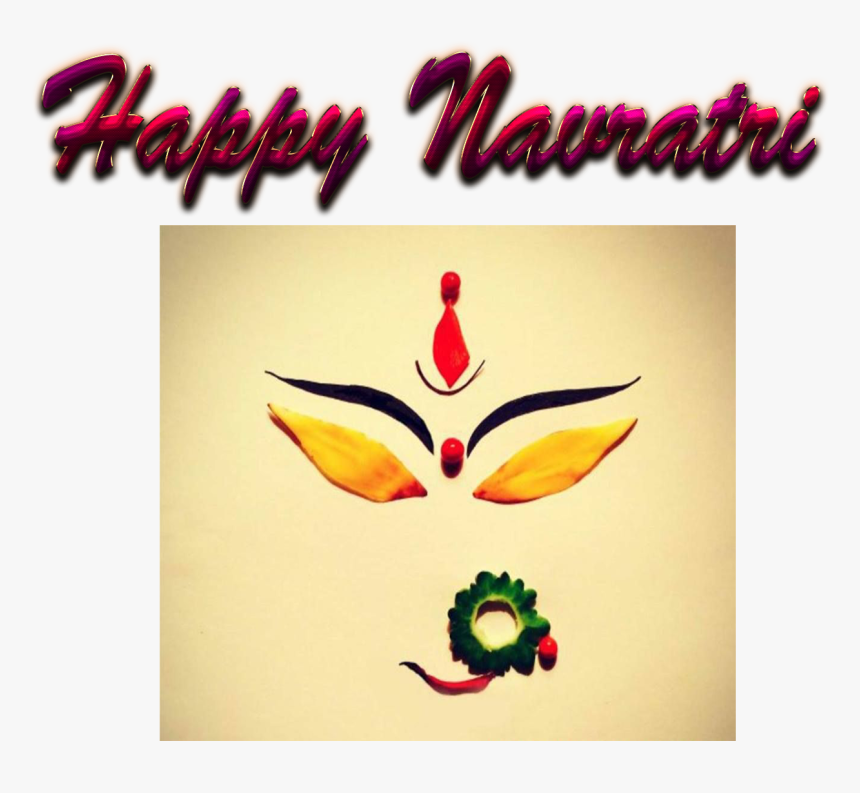 Happy Navratri 2018 Png Free Download - Navratri Png, Transparent Png