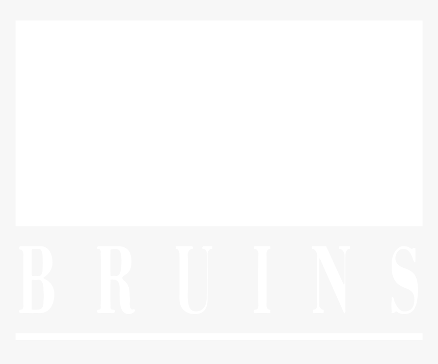 Ucla Bruins Logo Black And White - Poster, HD Png Download