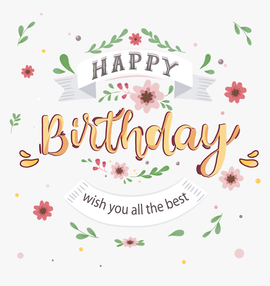 Transparent Greeting Card Clipart - Floral Design, HD Png Download