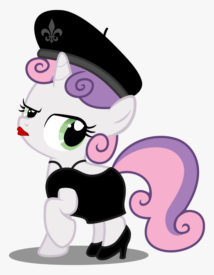 Atomicmillennial, Beret, Clothes, Dress, High Heels, - Cartoon, HD Png Download