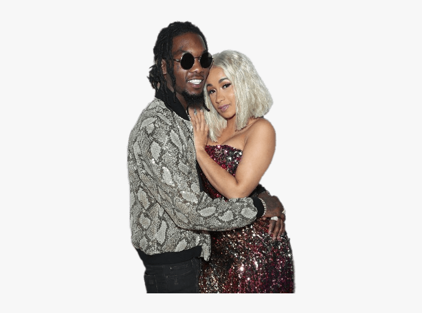 Cardi B And Offset - Offset And Cardi B, HD Png Download