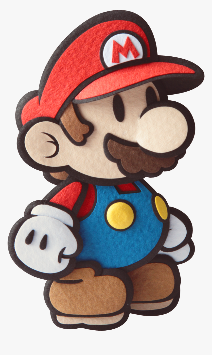 Transparent Super Paper Mario Png - Paper Mario Sticker Star Mario, Png Download