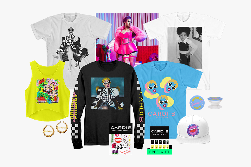 Cardi B Invasion Of Privacy Cartoon, HD Png Download