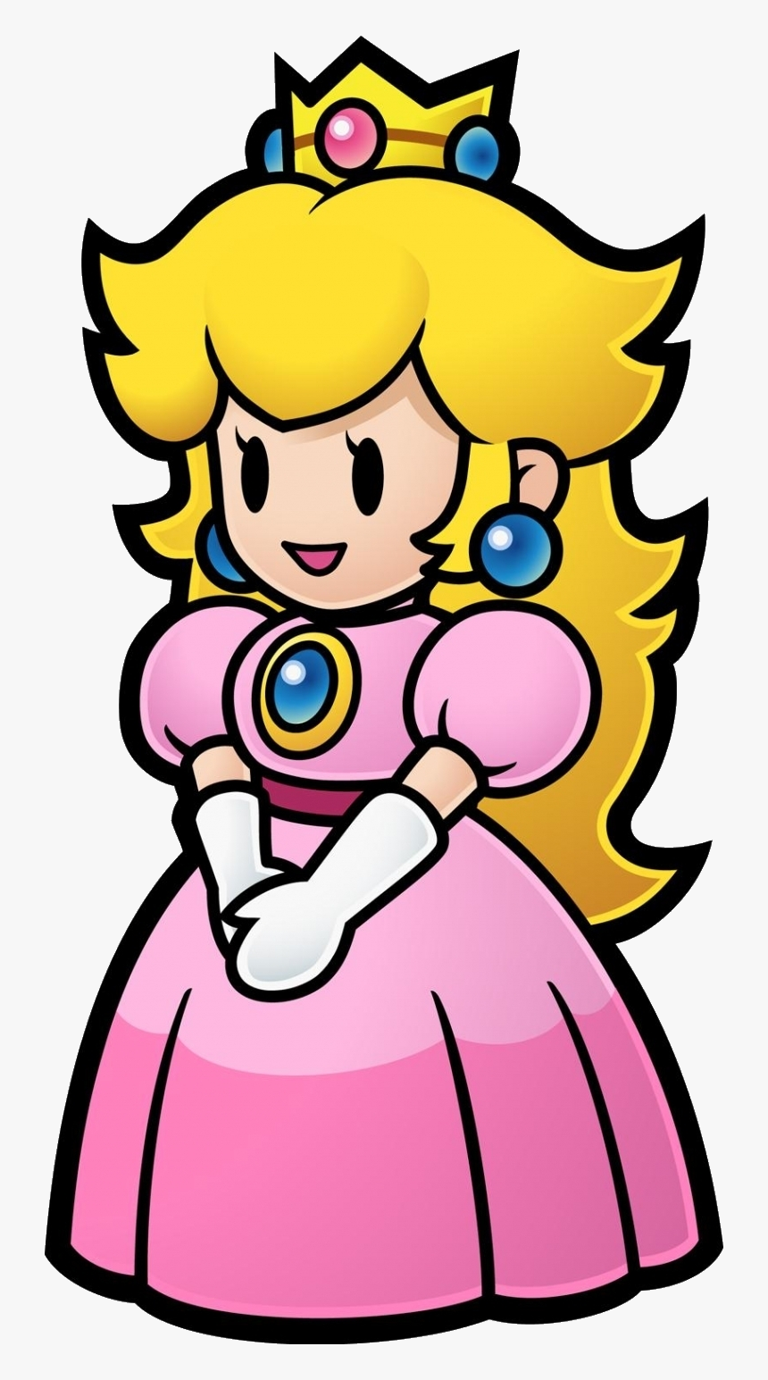 Princess Peach Paper Mario Clipart , Png Download - Princess Peach Paper Mario, Transparent Png