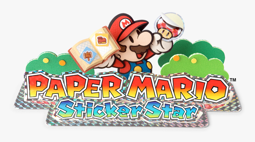 I - Paper Mario Sticker Star Logo, HD Png Download