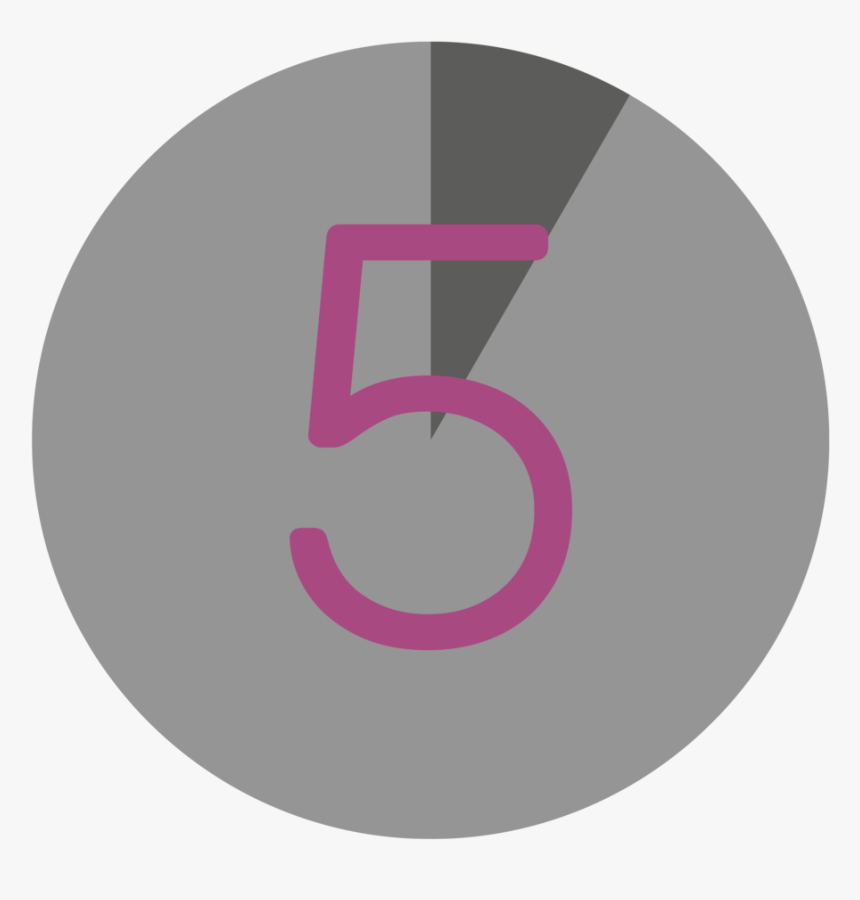 5 Pie - Circle, HD Png Download