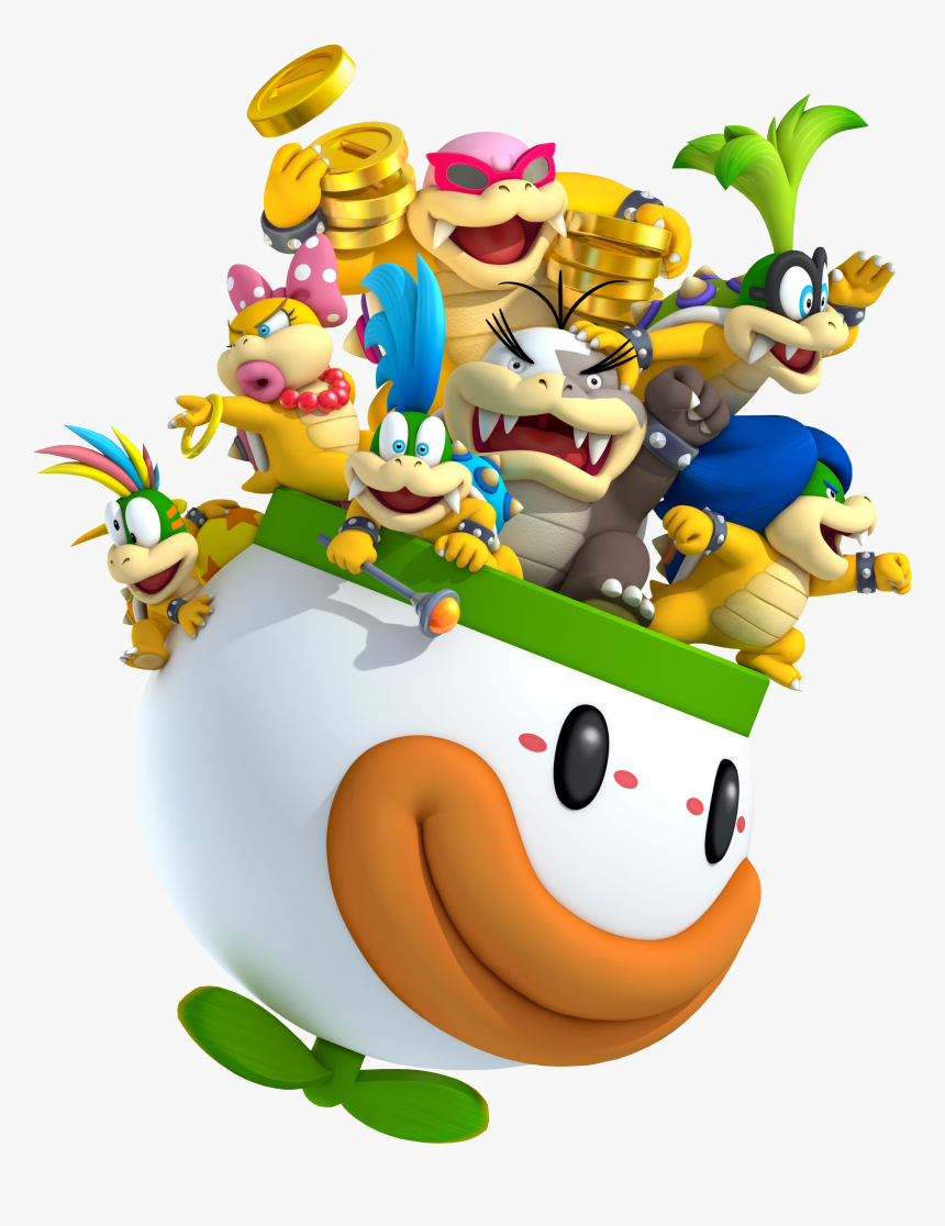Mario Bros Clipart Paper Mario - Super Mario Koopalings, HD Png Download