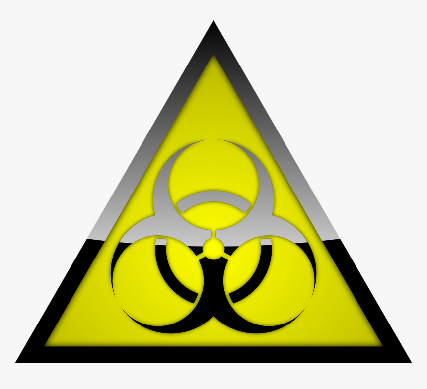 Biohazard Warning Symbol Free Picture - Iso 7010 W018, HD Png Download