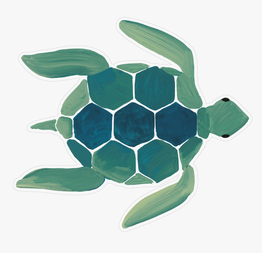 Sea Turtle Print & Cut File - Green Sea Turtle, HD Png Download