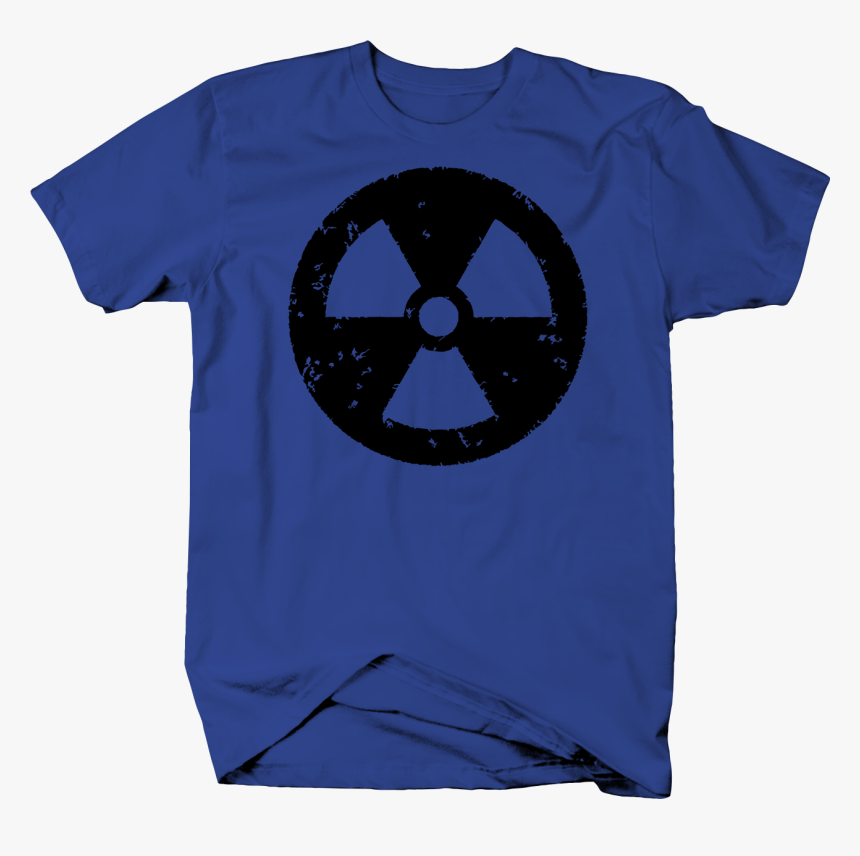 Distressed Biohazard Nuclear Symbol Color T Shirt - Boss T Shirts Animal, HD Png Download