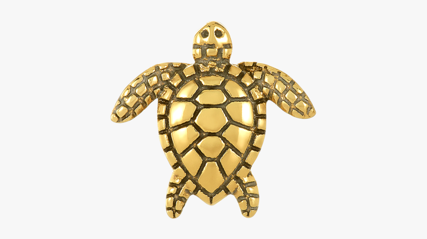 Golden Sea Turtle Bead - Kemp's Ridley Sea Turtle, HD Png Download