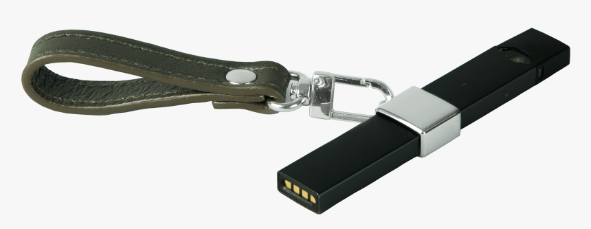 Green Leather Juul Keychain - Usb Cable, HD Png Download
