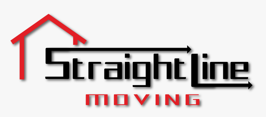 Straightline Moving Company Straightline Moving Company - Black-and-white, HD Png Download