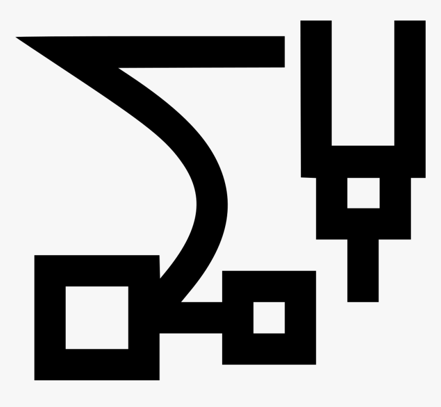 Draw Bezier Curve Straight Line Tool Pen, HD Png Download