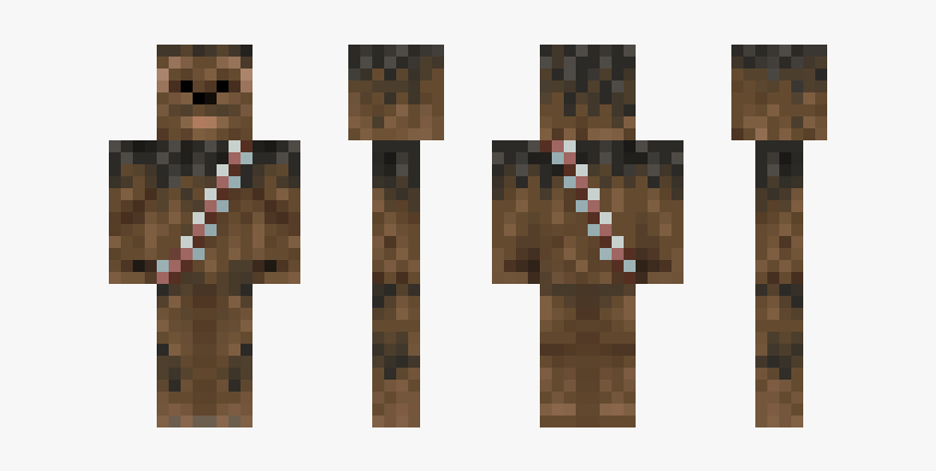 Minecraft Chewbacca Skin, HD Png Download