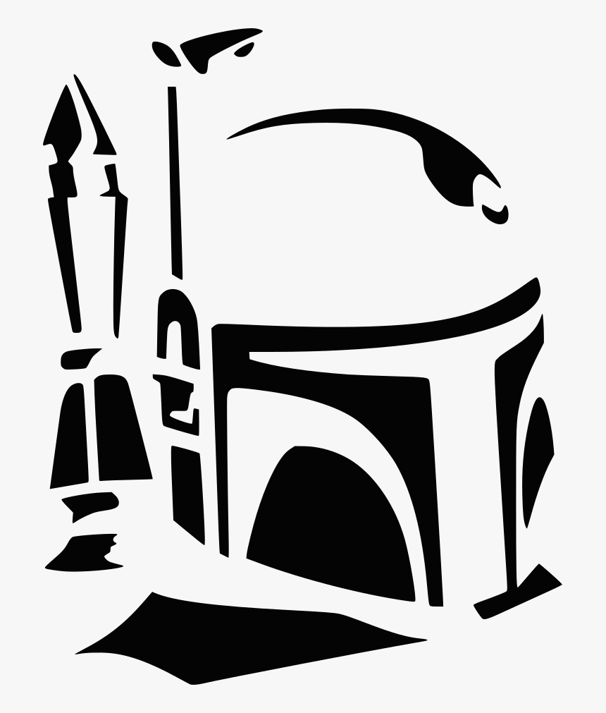 Movies, Personal Use, Bobafett - Boba Fett Pumpkin Carving Stencils, HD Png Download