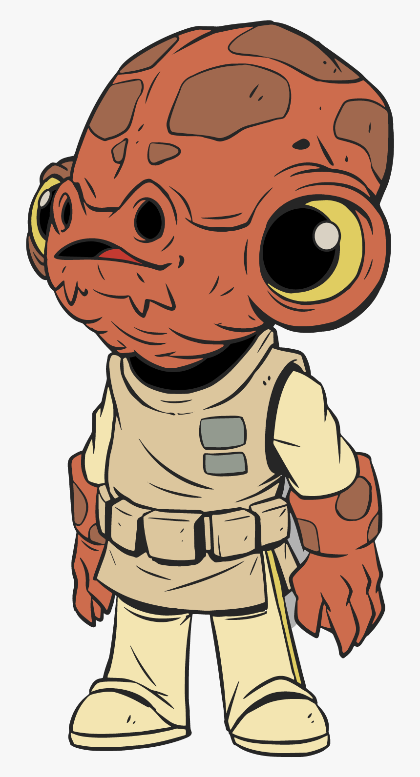 Star Wars Chewbacca Clipart - Admiral Ackbar Clip Art, HD Png Download