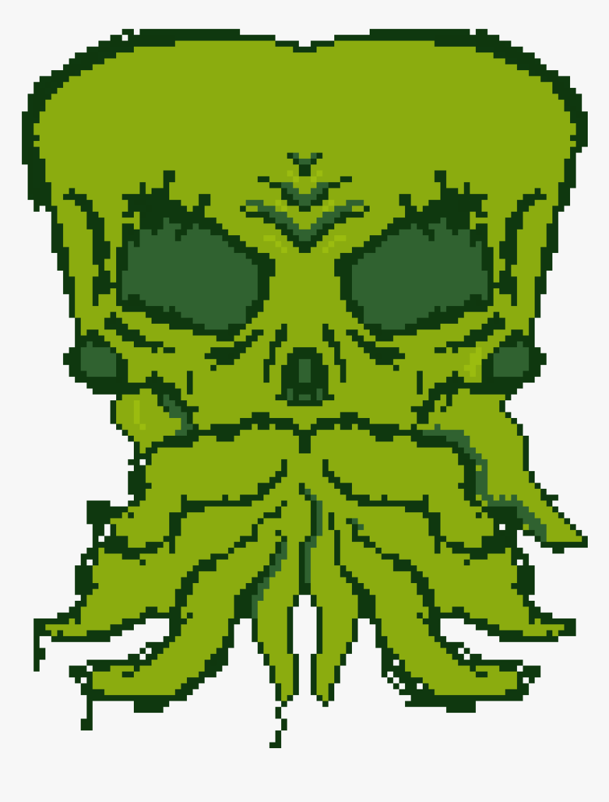 Gameboy Tentacle Skull - Illustration, HD Png Download