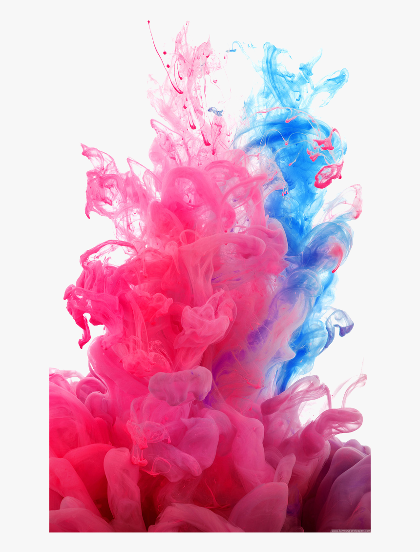 Colorful Smoke Png Image - Pink And Blue Smoke, Transparent Png
