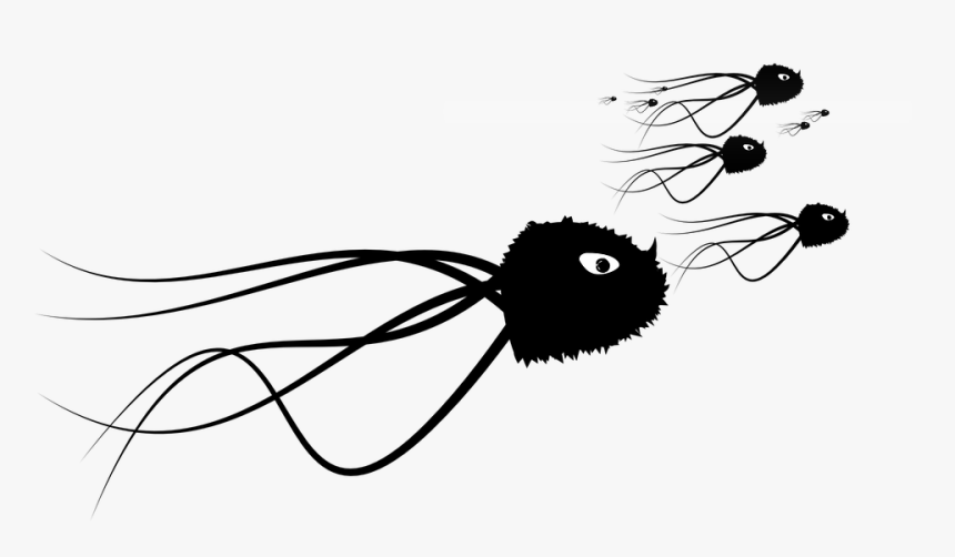 Monsters, Aliens, Creatures, Tentacles, Silhouettes - Shadow Monster Silhouette Transparent, HD Png Download