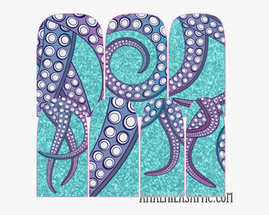 Tentacle Nail Wrap , Png Download - Paisley, Transparent Png