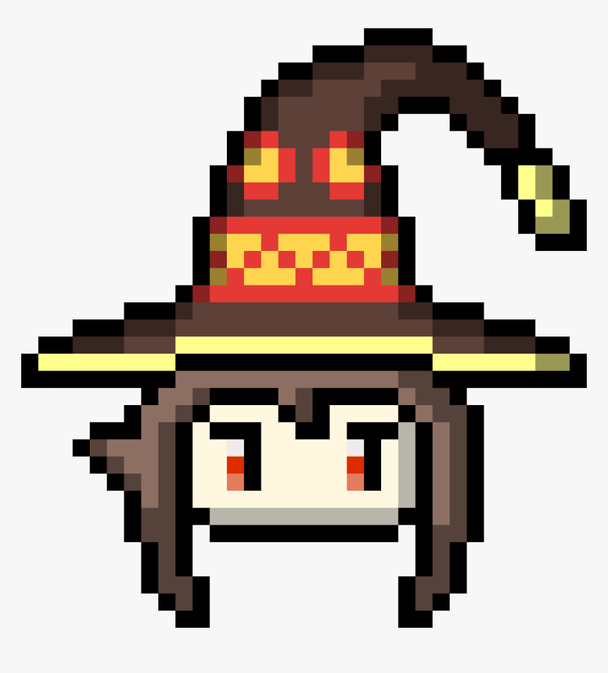 Megumin Chibi Pixel Art, HD Png Download