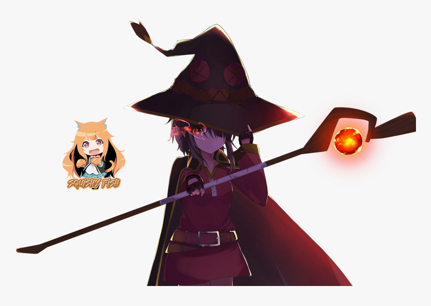 Konosuba God S Blessing On This Wonderful World Hd - Png Render Megumin, Transparent Png