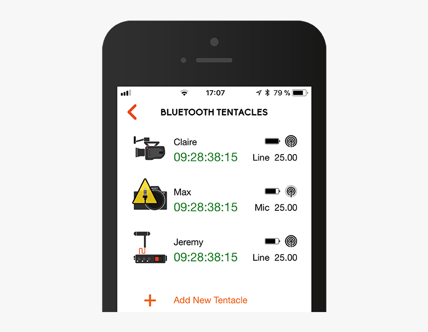 This Infographic Shows The Screen Of Our Tentacle Setup - Iphone Screen Png, Transparent Png