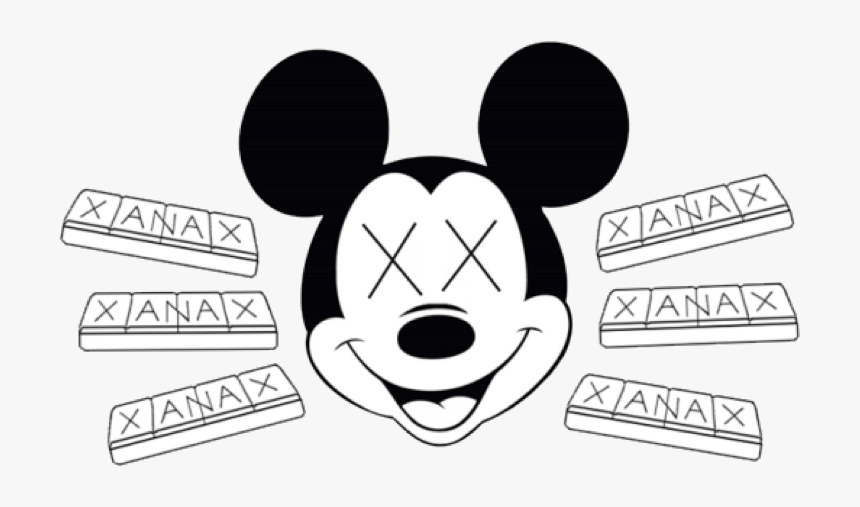 Collection Of Free Xanax Drawing Monster Download On - Xanax Bar Drawing, HD Png Download