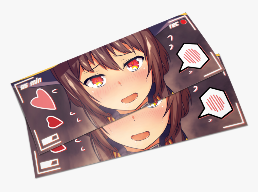 Megumin Slap Sticker, HD Png Download