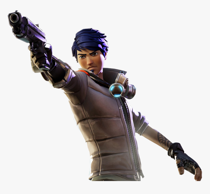 Pubg Clip Art - Fortnite Skin With Gun, HD Png Download