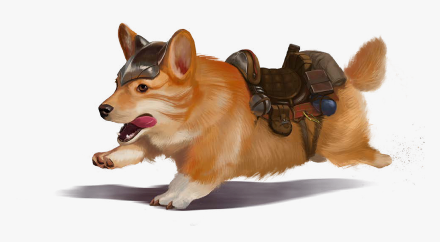 Sir Didymus The Dire Corgi - Pathfinder Corgi, HD Png Download