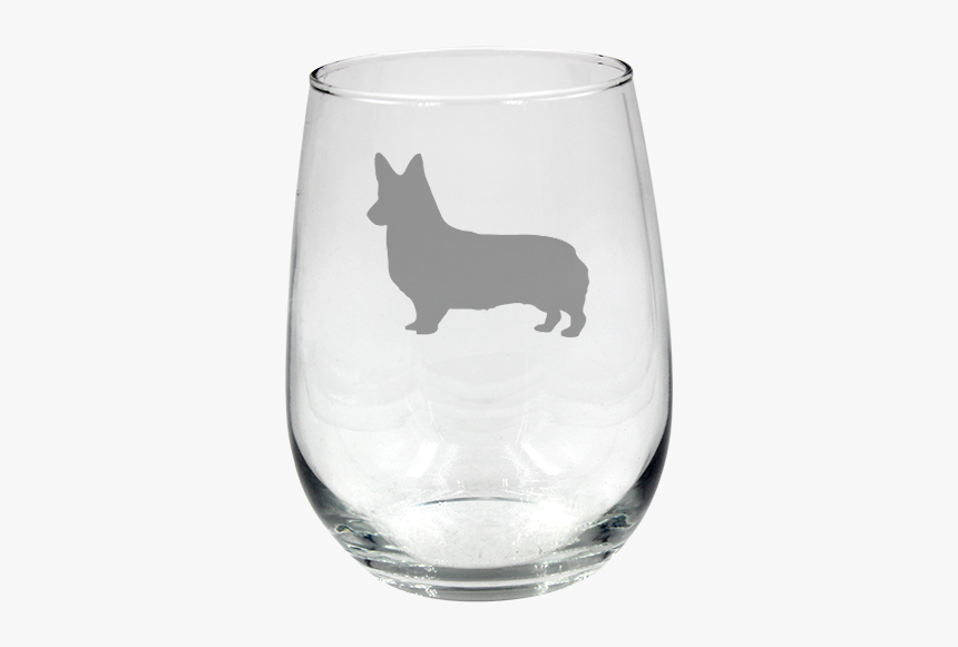 Pembroke Welsh Corgi Dog Stemless Wine 
title Pembroke - Cardigan Welsh Corgi, HD Png Download