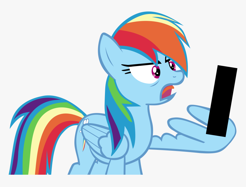 Rainbow Dash Middle Finger, HD Png Download
