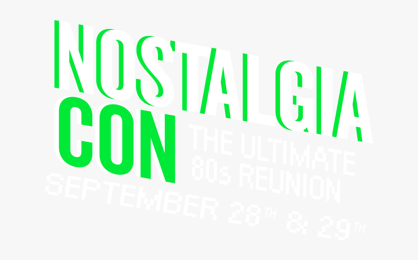 Home Nostalgiacon - Nostalgiacon 80s Logo, HD Png Download
