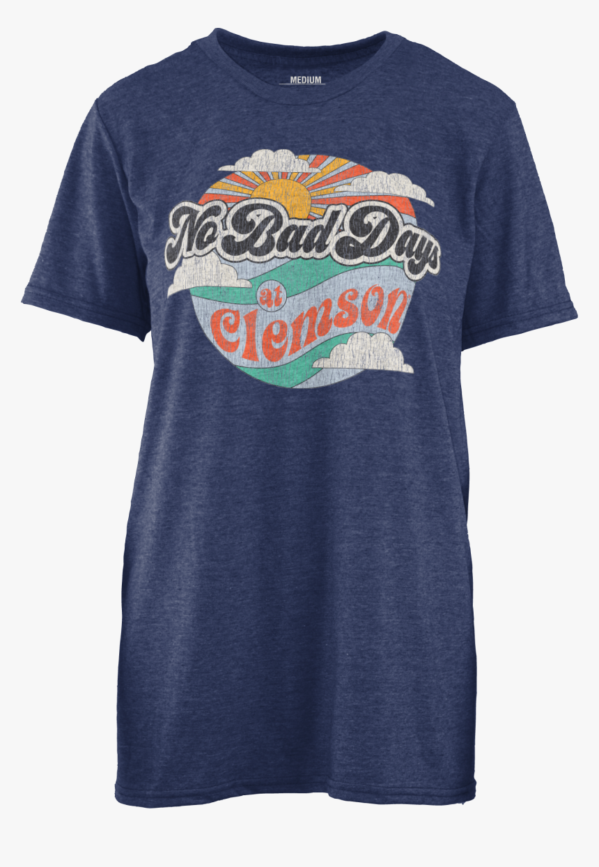 Clemson No Bad Days Short Sleeve T Shirt 
 Class Lazyload - Boat, HD Png Download