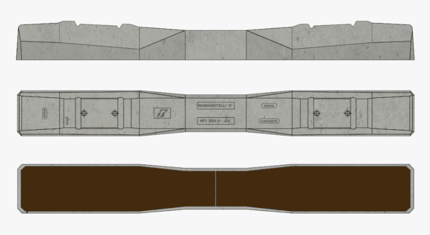 Concrete Sleeper For High Speed Lines And For Traditional - Architecture, HD Png Download