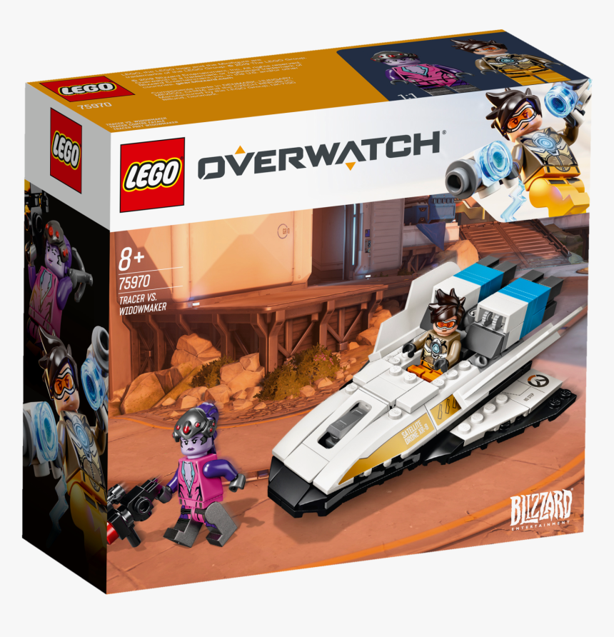 Lego Overwatch Tracer Vs - Lego Overwatch Tracer Vs Widowmaker 75970, HD Png Download