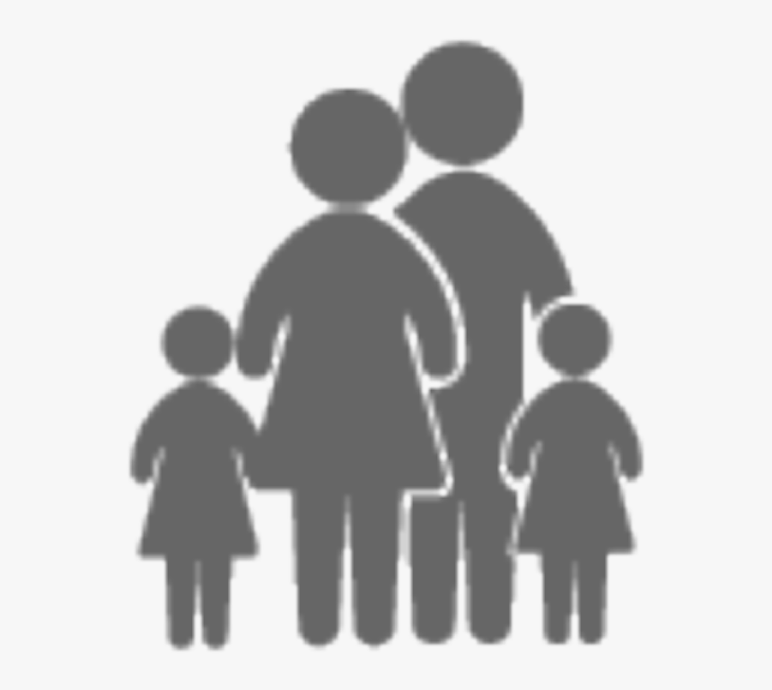 Transparent Carnival Silhouette Png - Transparent Background Families Silhouette, Png Download