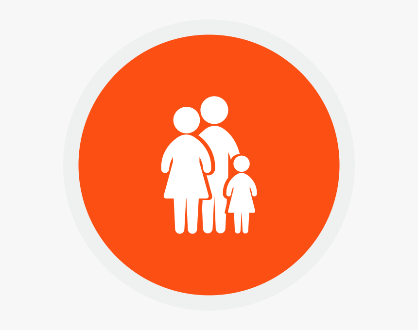 Leisure And Family - Flat Family Icon Png, Transparent Png